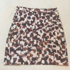 J. Crew Factory Watercolor Pencil Skirt